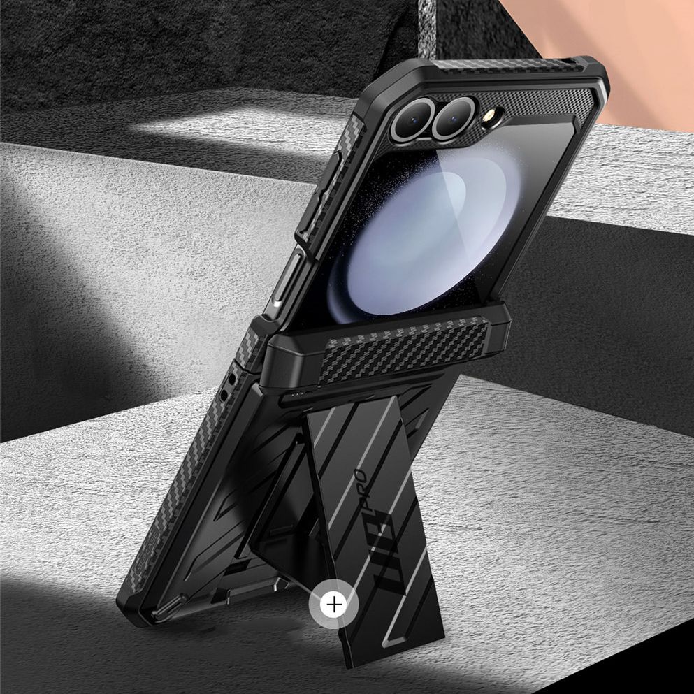 Etui pancerne Supcase UB Pro BackSP do Galaxy Z Flip7 FE / Z Flip6, czarne